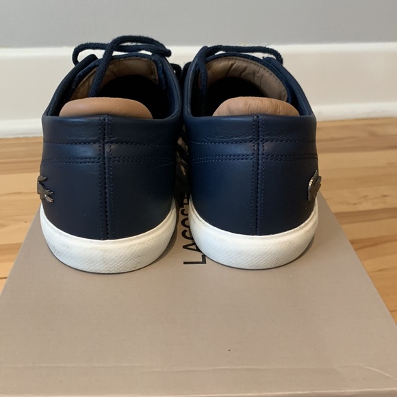 Lacoste navy blue men’s shoes - Picture 9 of 16